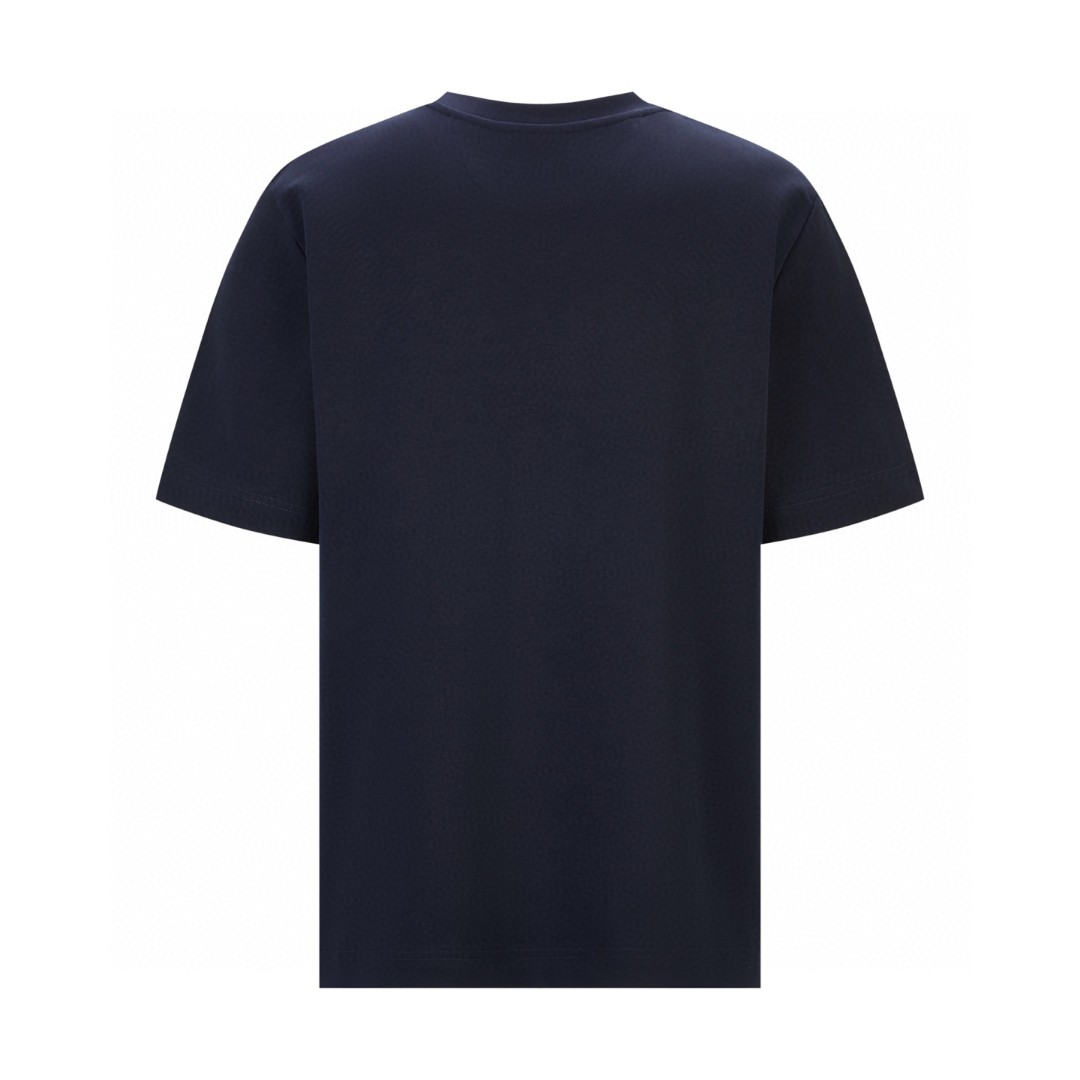 FENDI 芬迪 小狗贴布刺绣T恤 短袖 套头 夏季 黑色 蓝色 A2 FY0936AW0PF0QA1