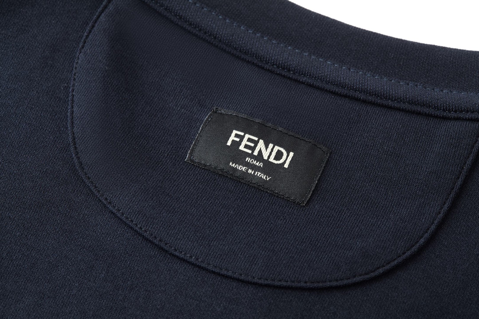 FENDI 芬迪 惊爆刺绣T恤 短袖 套头 夏季 蓝色 A2 FY0936AW0XF0QG0