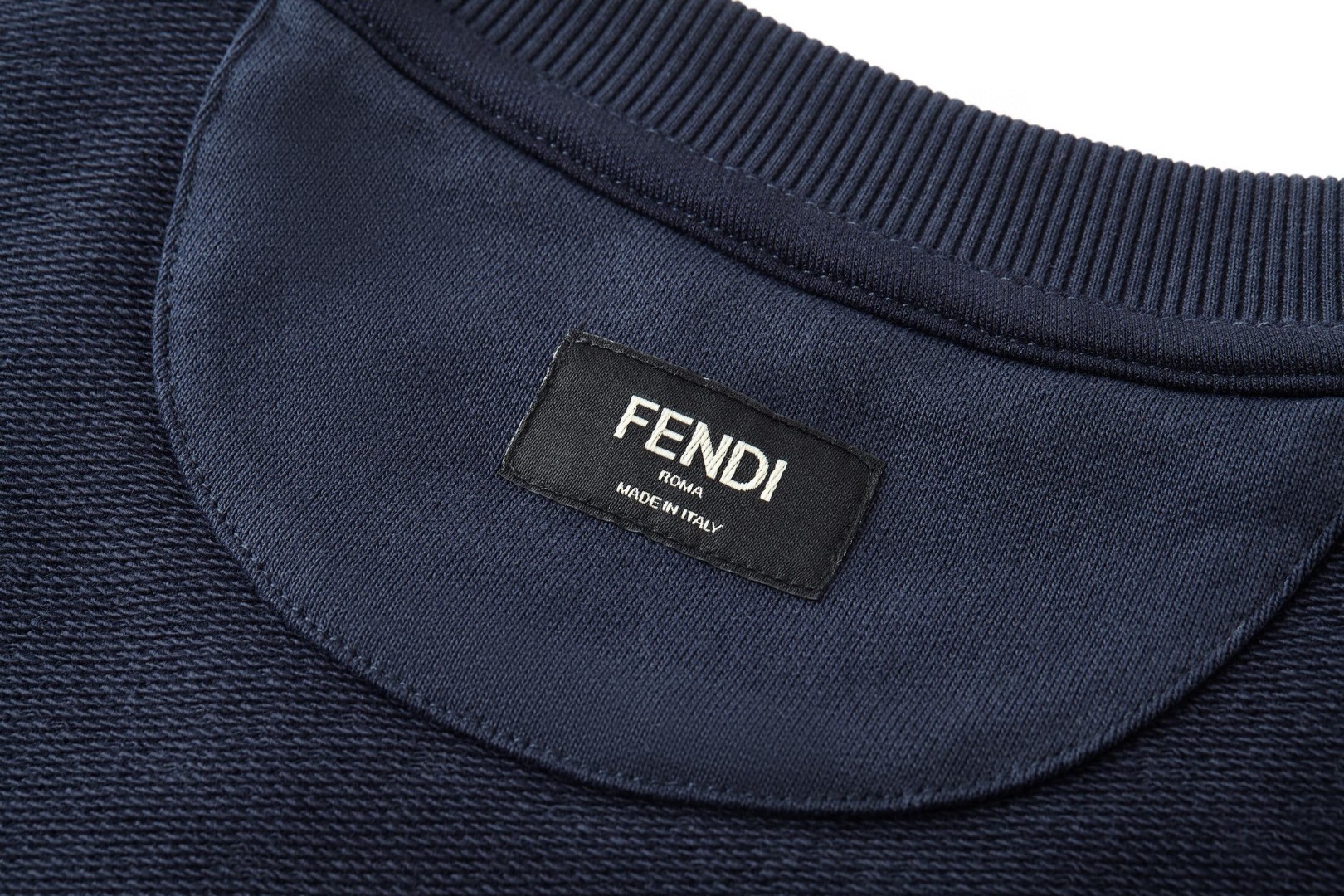 FENDI 芬迪 惊爆刺绣圆领卫衣 长袖 蓝色 B0 FY0178AW0YF0QG0