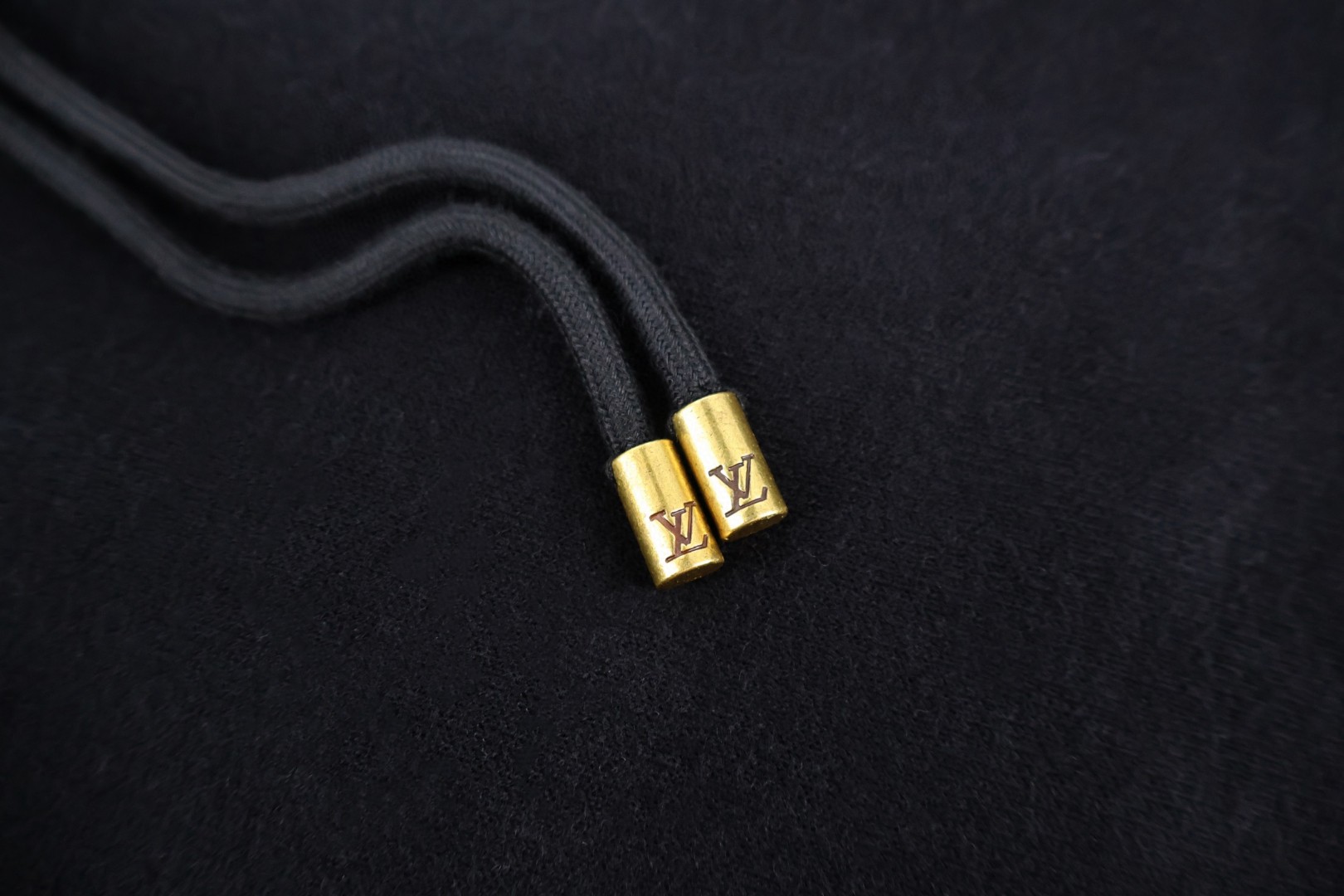 LOUIS VUITTON 路易威登 羊毛针织提花束脚休闲裤 运动裤 裤子 长裤 黑色 灰色 B5 1AJB38