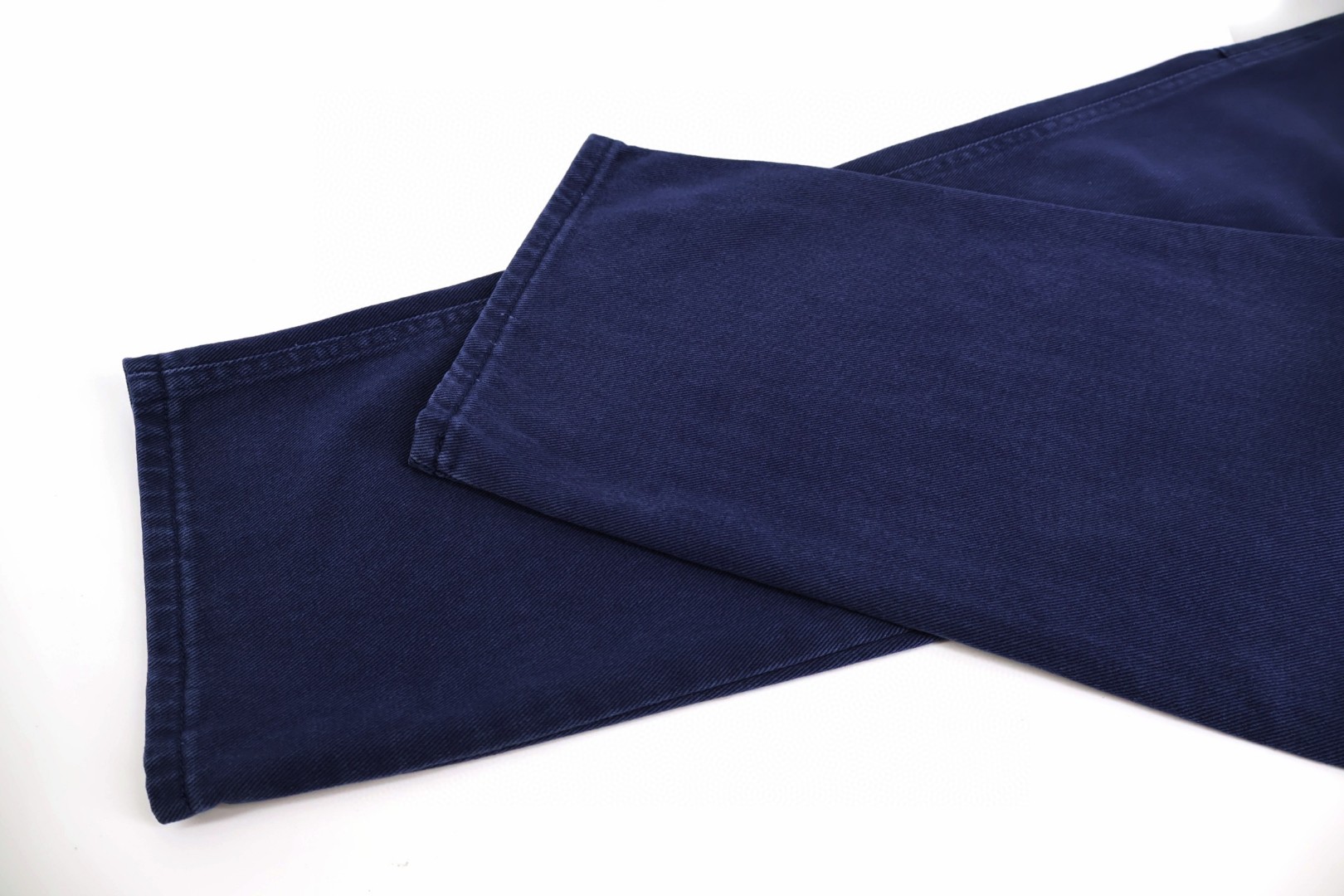 MIU MIU 徽标纯色工装裤 长裤 裤子 牛仔裤 蓝色 B5 MP1723-1350-F0589-S-OOO