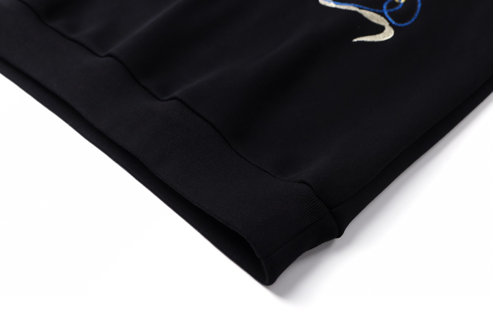 LOUIS VUITTON 路易威登 皇冠刺绣卫衣 套头 黑色 B0 1AJCCT