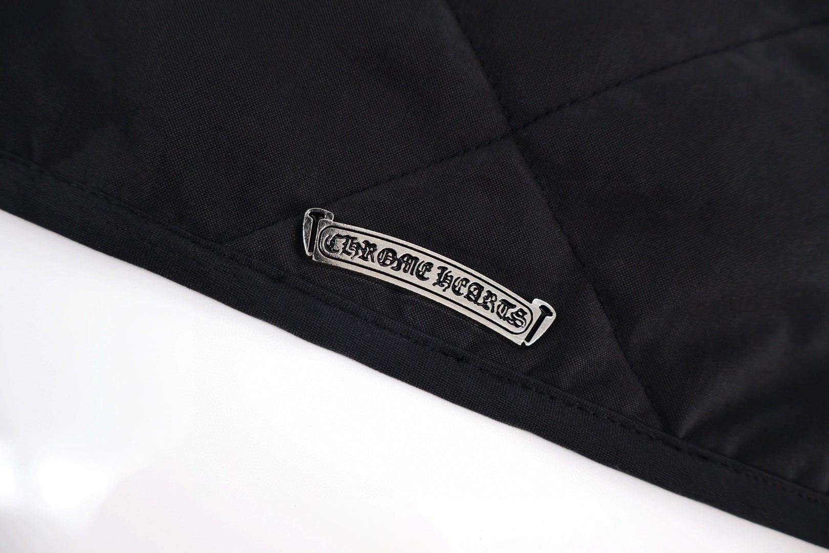 Chrome Hearts 克罗心 立领菱格绗缝棉服 夹克 外套 保暖 长袖 黑色 C5