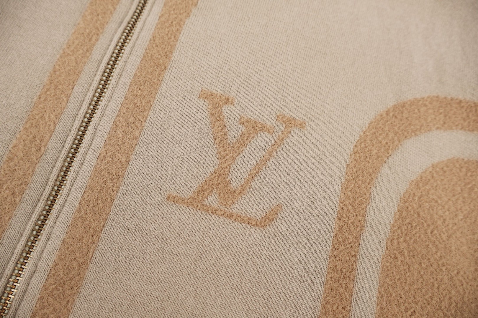 LOUIS VUITTON 路易威登 针织提花拉链外套 长袖 C0 1AJBSH