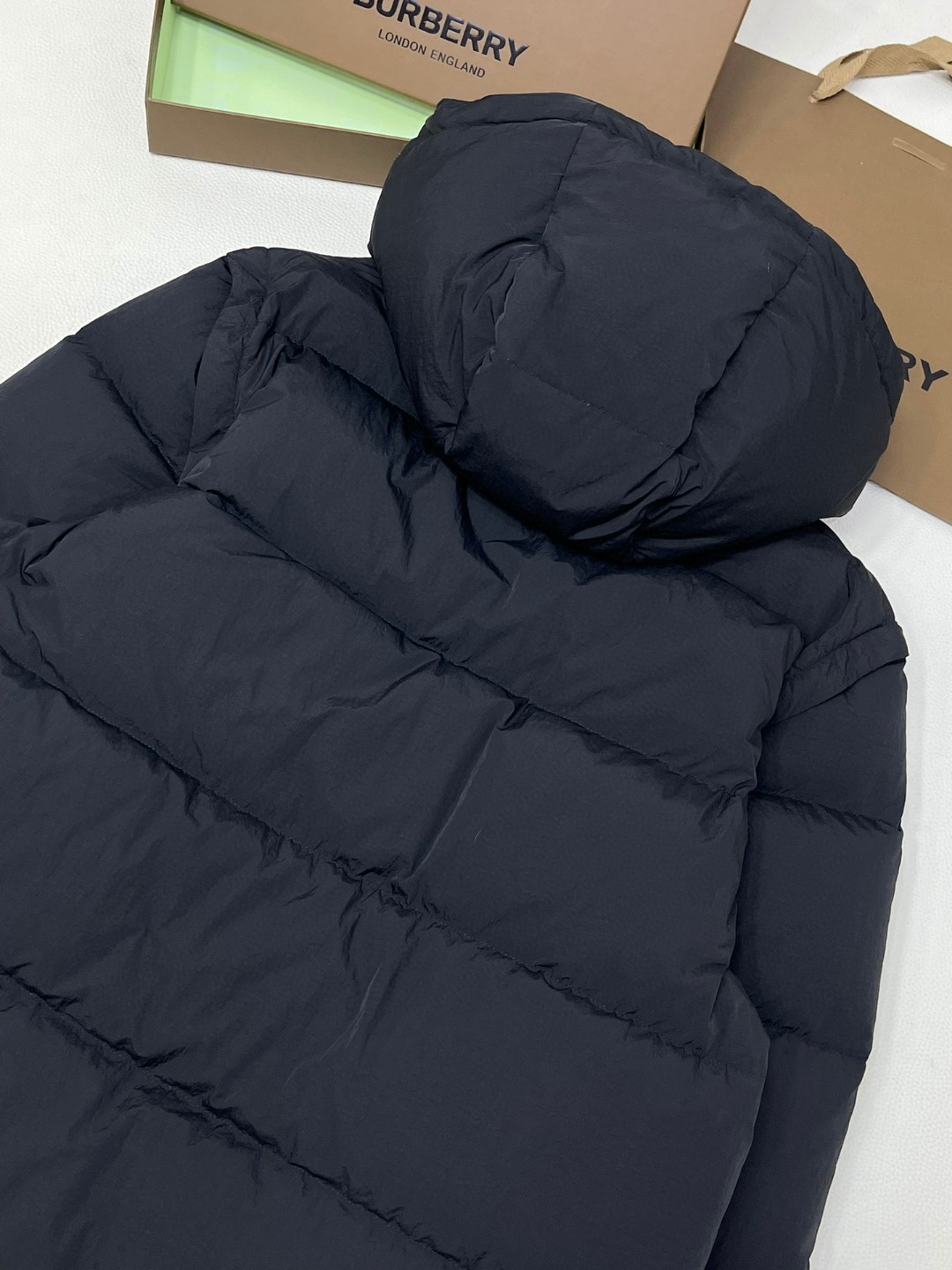 Burberry 巴宝莉 可拆式衣袖尼龙羽绒服 马甲 外套 保暖 黑色 D5 80969111