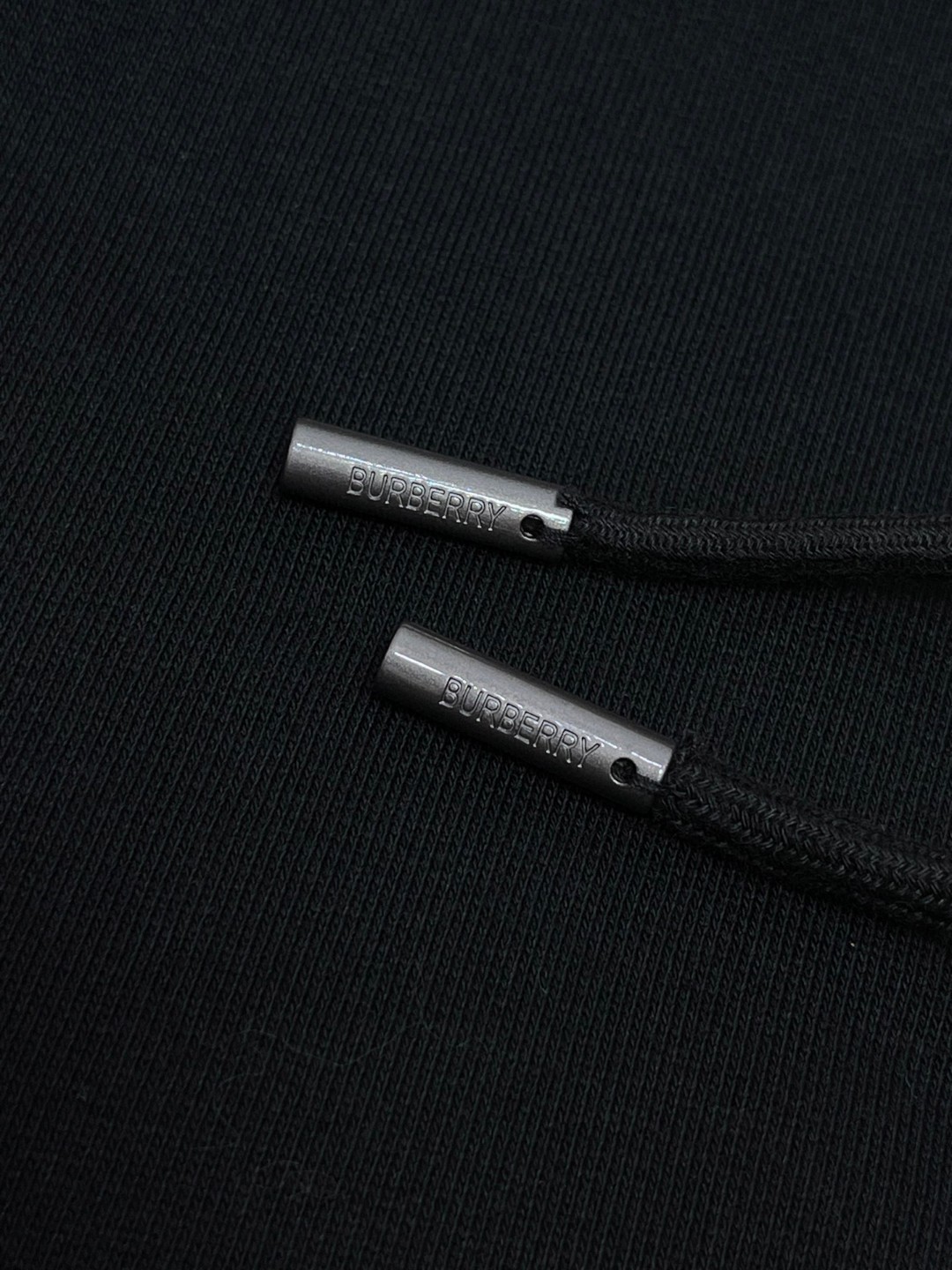 Burberry 巴宝莉 格纹装饰连帽衫 卫衣 外套 长袖  灰色 黑色 A5 81177411