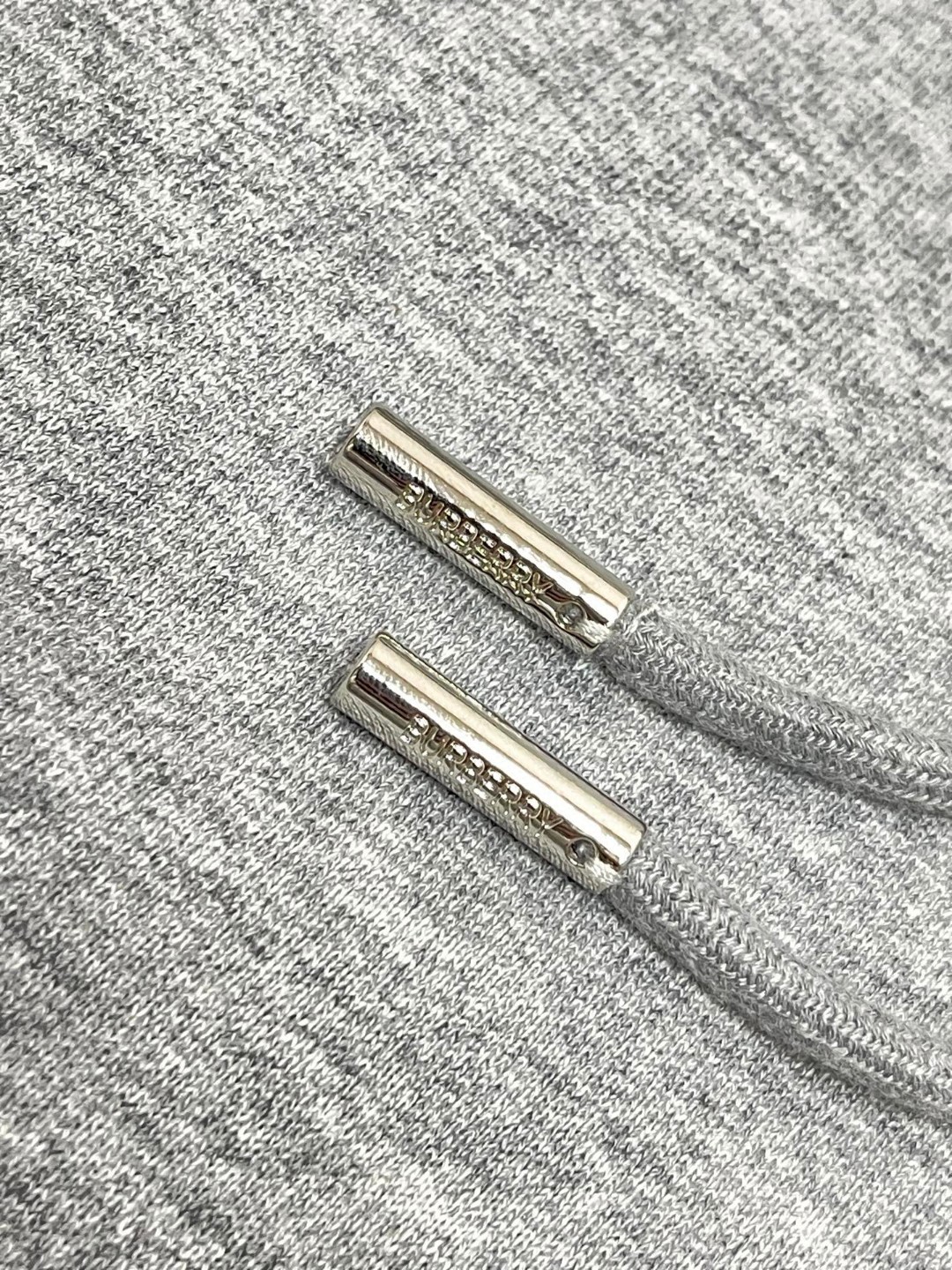 Burberry 巴宝莉 格纹装饰连帽衫 卫衣 外套 长袖  灰色 黑色 A5 81177411