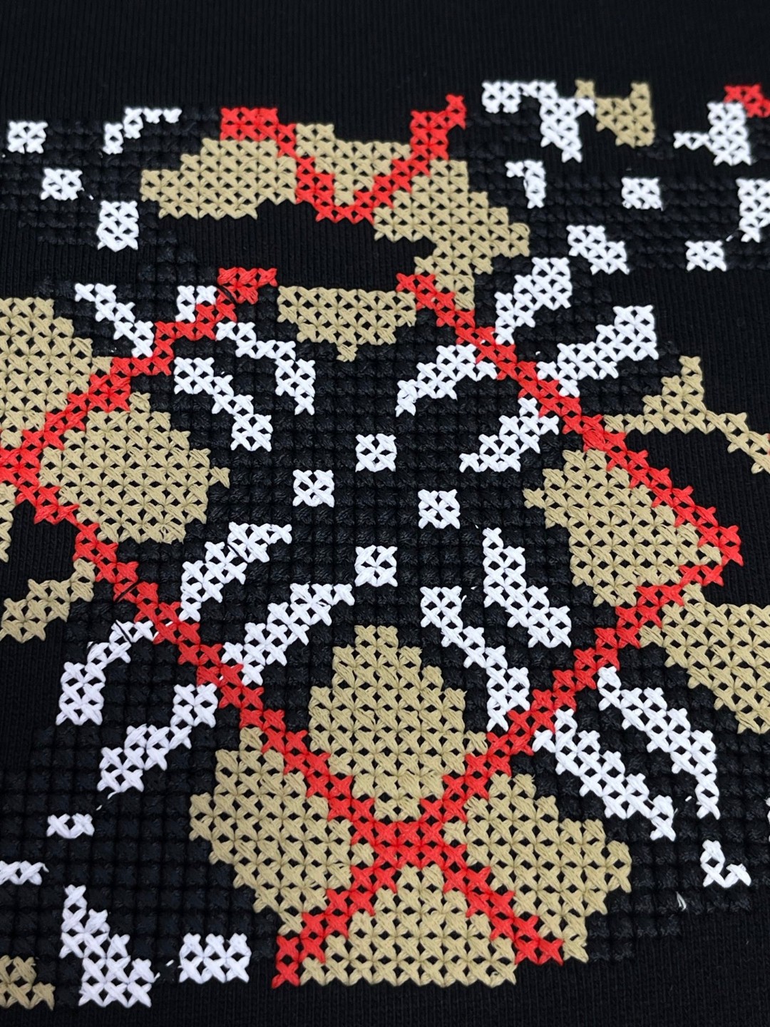 Burberry 巴宝莉 十字绣马术骑士徽标运动衫 卫衣 外套 长袖 白色 黑色 A5 81105471