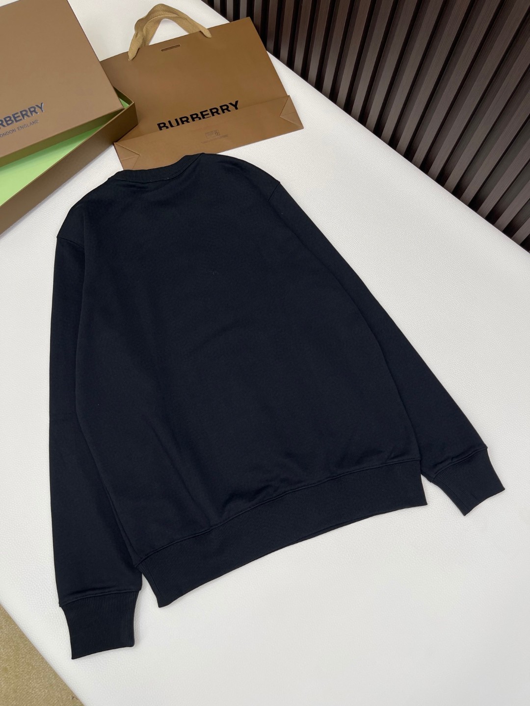 Burberry 巴宝莉 马术骑士徽标格纹运动衫 卫衣 外套 长袖 棕色 黑色 A5 81160841