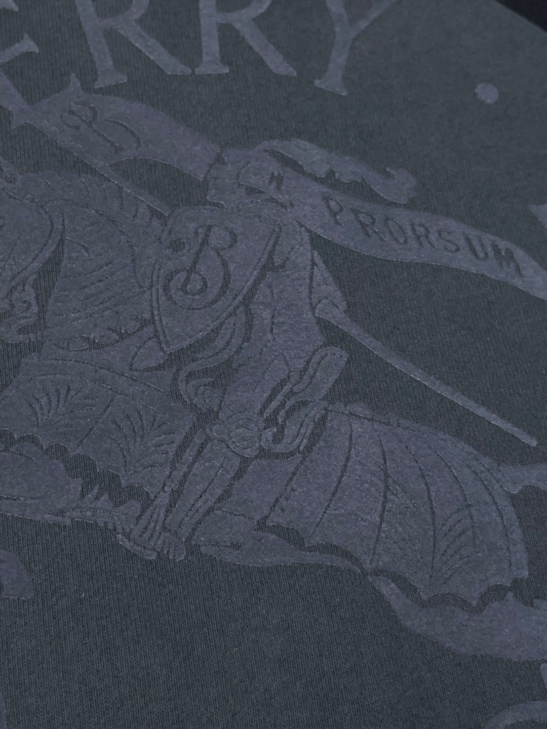 Burberry 巴宝莉 马术骑士徽标拉链棉毛衫 卫衣 外套 长袖 黑色 B0 