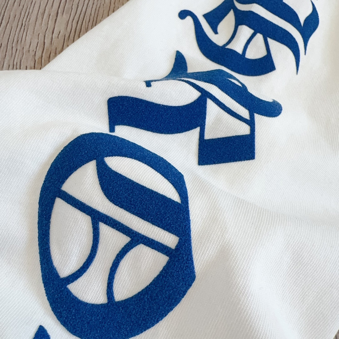 Chrome Hearts 克罗心 领口梵文长袖卫衣 T恤 套头 白色 A5 CH-04031546