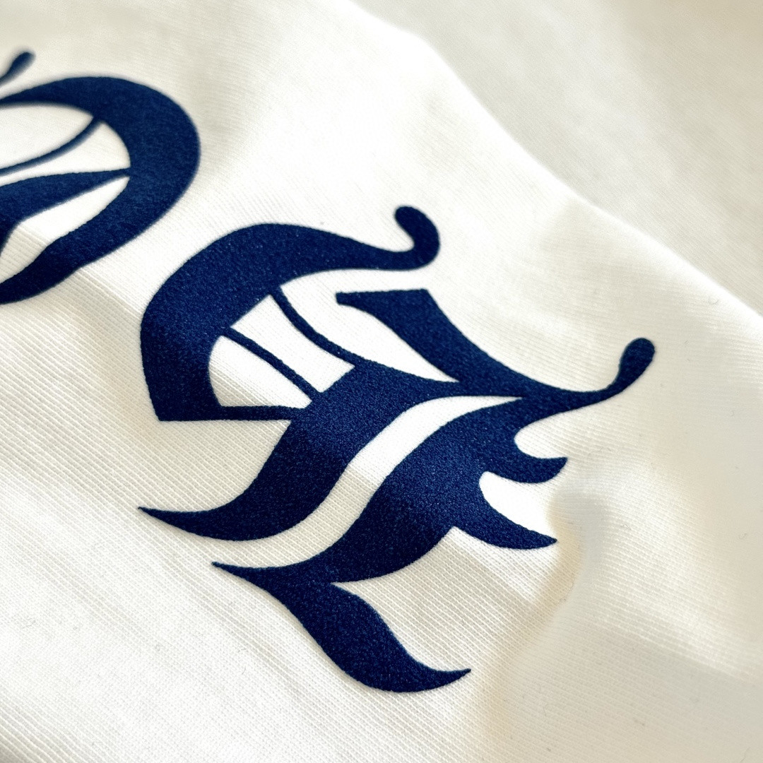 Chrome Hearts 克罗心 领口梵文长袖卫衣 T恤 套头 白色 A5 CH-04031546