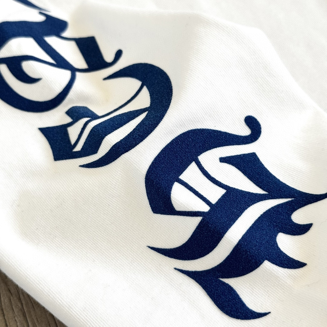 Chrome Hearts 克罗心 领口梵文长袖卫衣 T恤 套头 白色 A5 CH-04031546