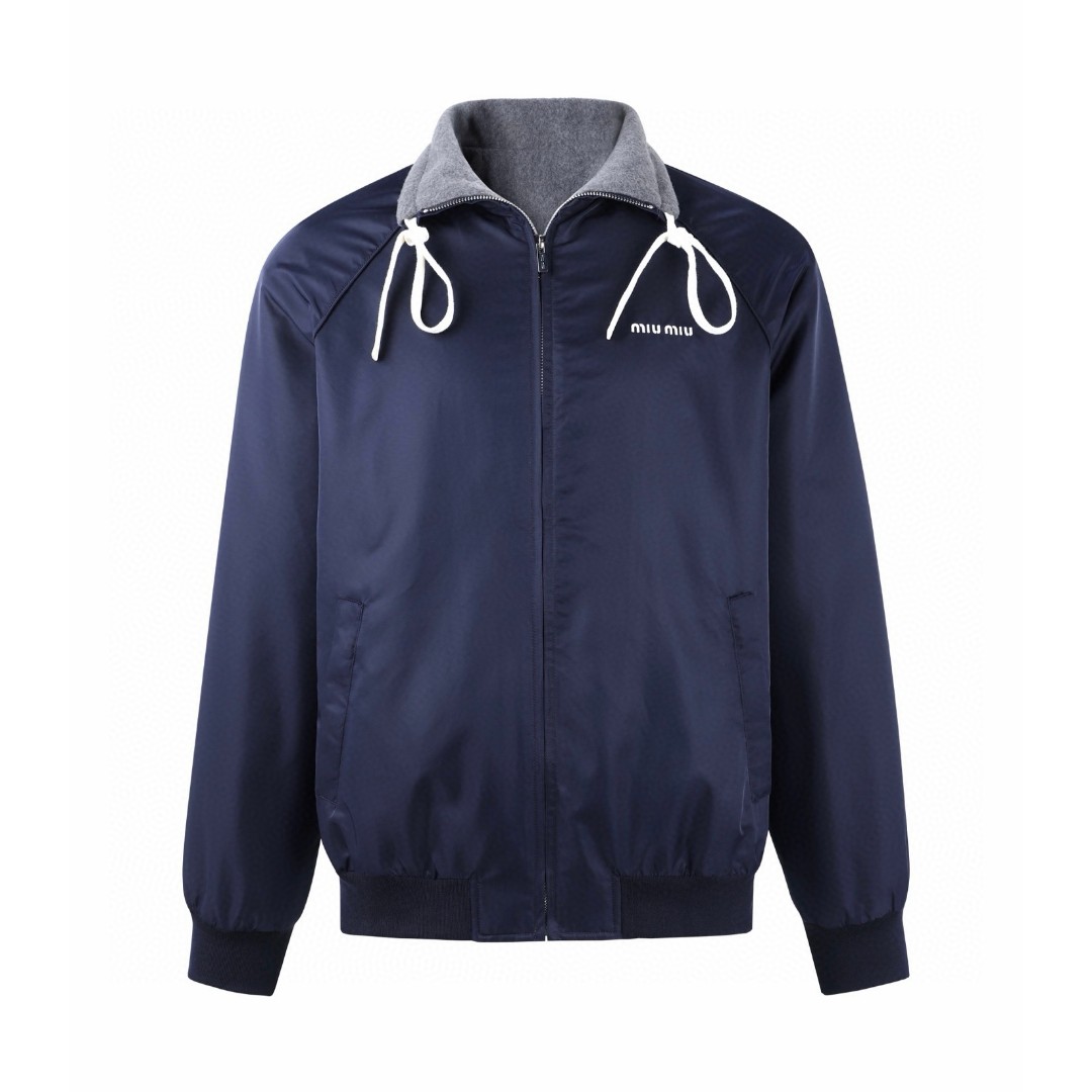 MIU MIU 缪缪 双面两穿抓绒夹克 外套 长袖 B0 ML1390-18SW-F0008-S-OOO