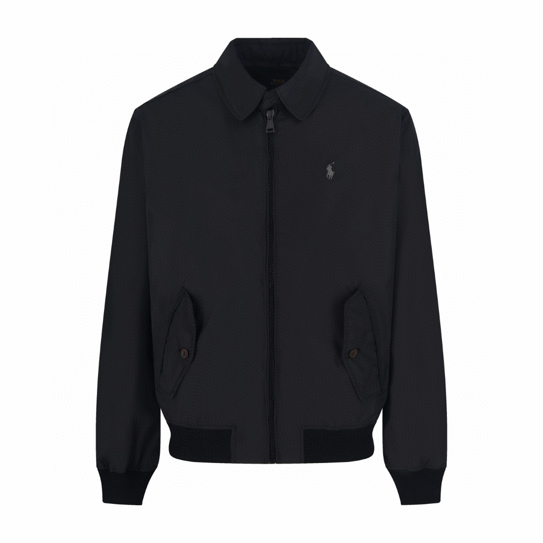 Ralph Lauren 拉夫劳伦 小马标双袋纽扣夹克 外套 长袖 黑色 C0 710832229003