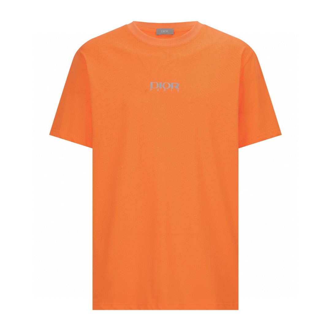 DIOR 迪奥 联名迪桑特短袖 T恤 夏季 黑色 白色 橙色 A0 613J696A0677-C988