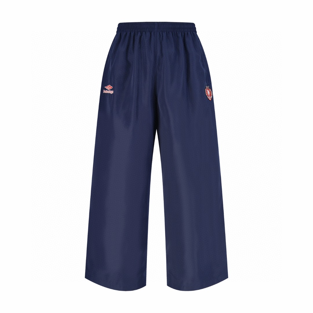 Balenciaga 巴黎世家 曼联刺绣 长裤 裤子 休闲裤 运动裤 蓝色 灰色 黑色 B0 857656TPQ386641