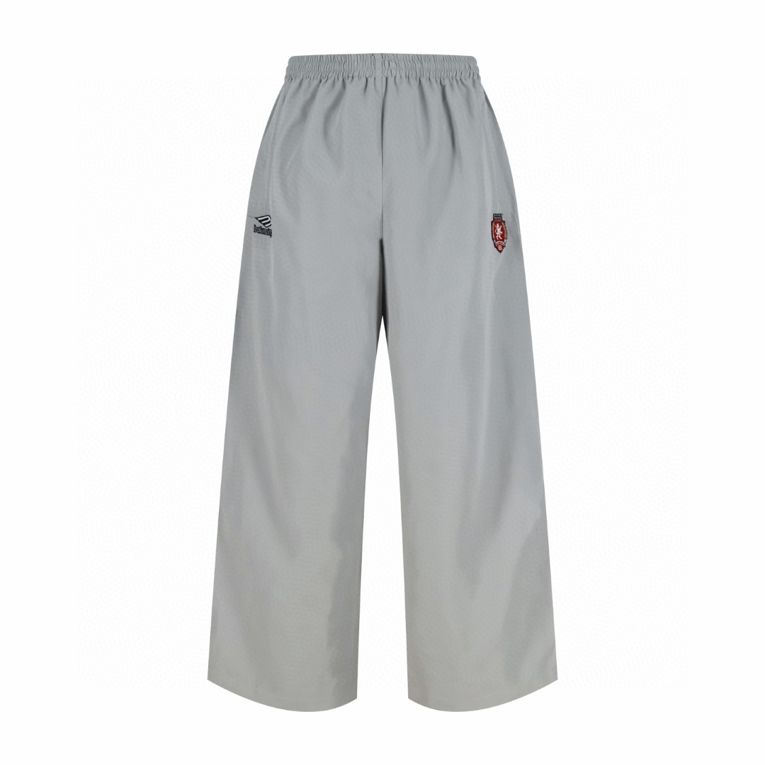 Balenciaga 巴黎世家 曼联刺绣 长裤 裤子 休闲裤 运动裤 蓝色 灰色 黑色 B0 857656TPQ386641