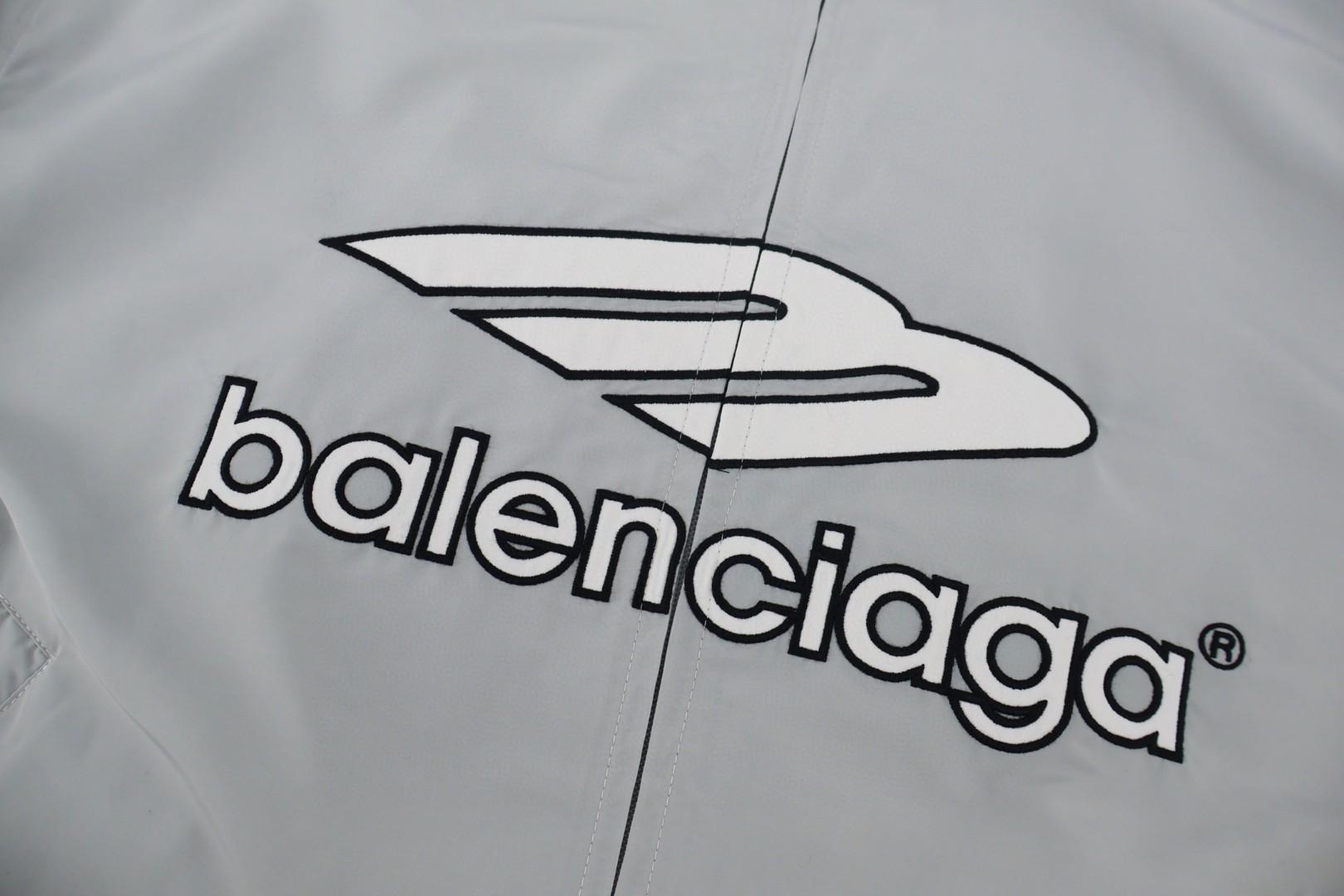 Balenciaga 巴黎世家 曼联冲锋衣 SKI滑雪系列3B刺绣运动夹克 外套 长袖 秋冬 蓝色 灰色 黑色 B0 857734TPQ386641