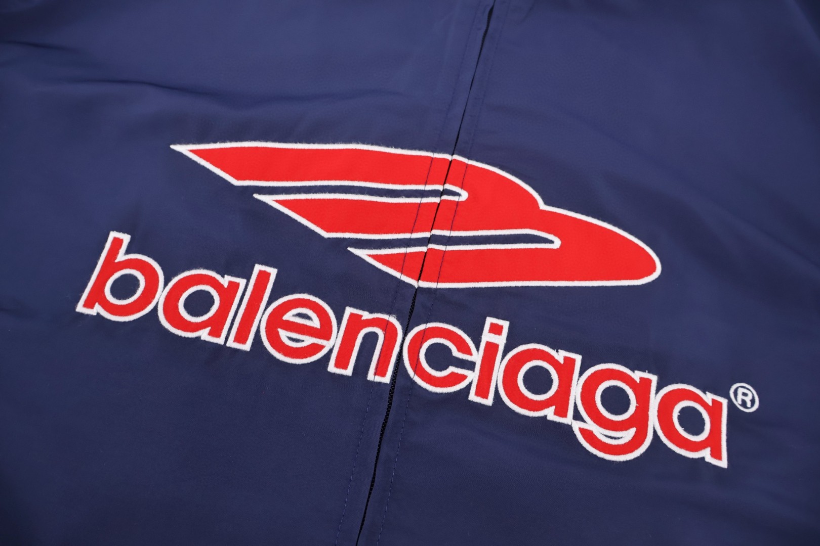 Balenciaga 巴黎世家 曼联冲锋衣 SKI滑雪系列3B刺绣运动夹克 外套 长袖 秋冬 蓝色 灰色 黑色 B0 857734TPQ386641