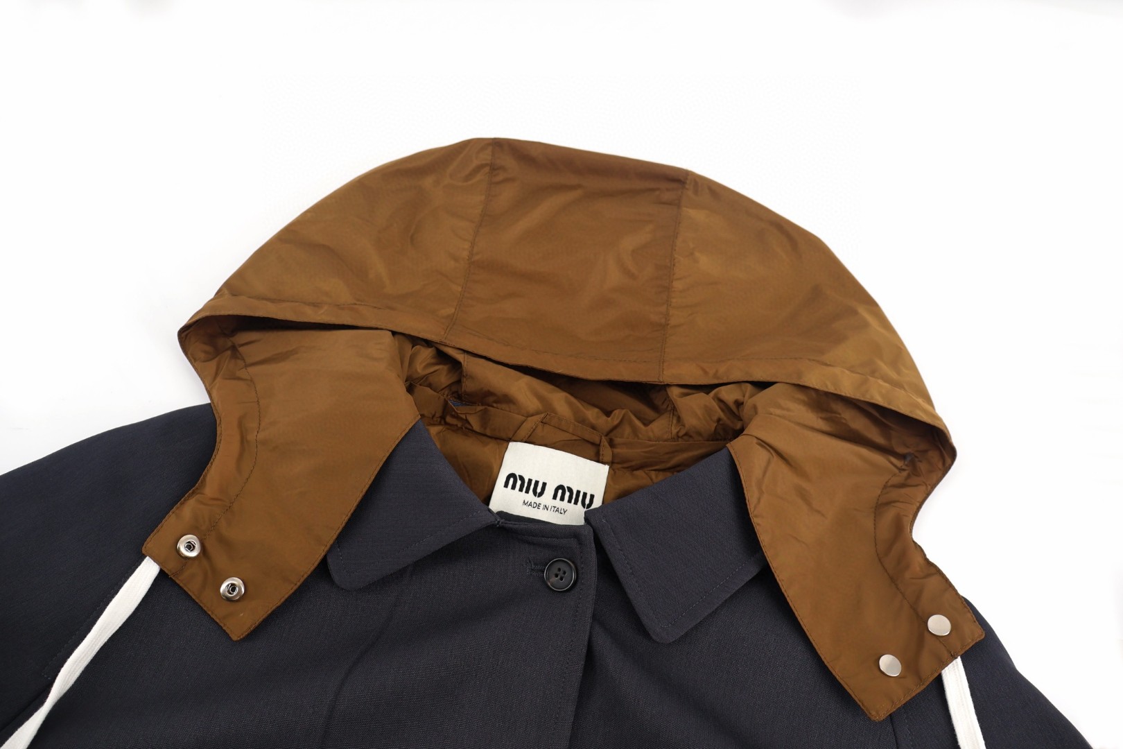 MIU MIU 缪缪 长款黄帽夹克风衣外套 C5 MS2101-17HV-F045O-S-OOO