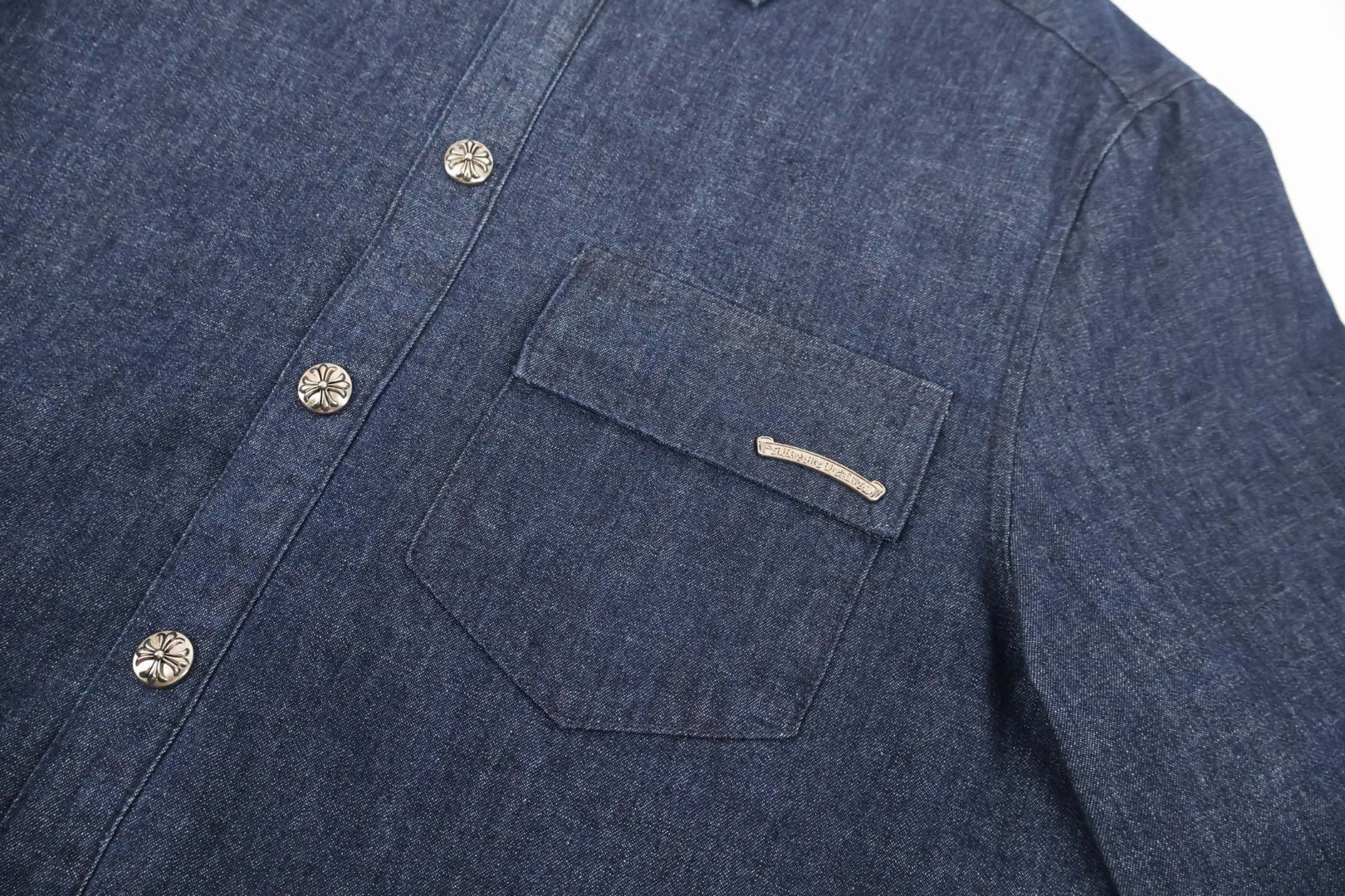 Chrome Hearts 克罗心 牛仔衬衫棉服 外套 夹克 长袖 C0 