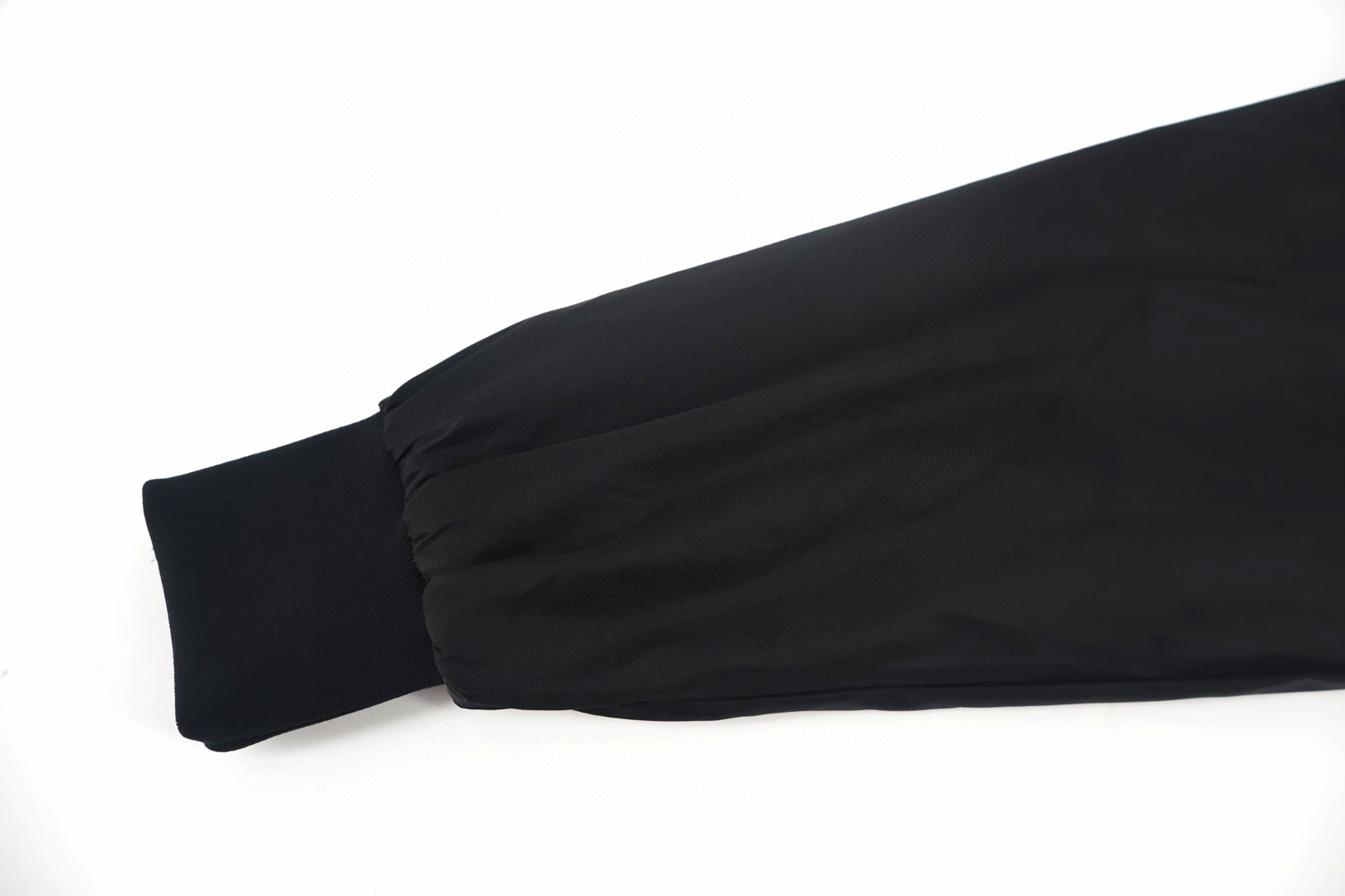 PRADA 普拉达 后领布标飞行夹克 外套 黑色 长袖 B5 SGC925-17X1-F0002-S-OOO