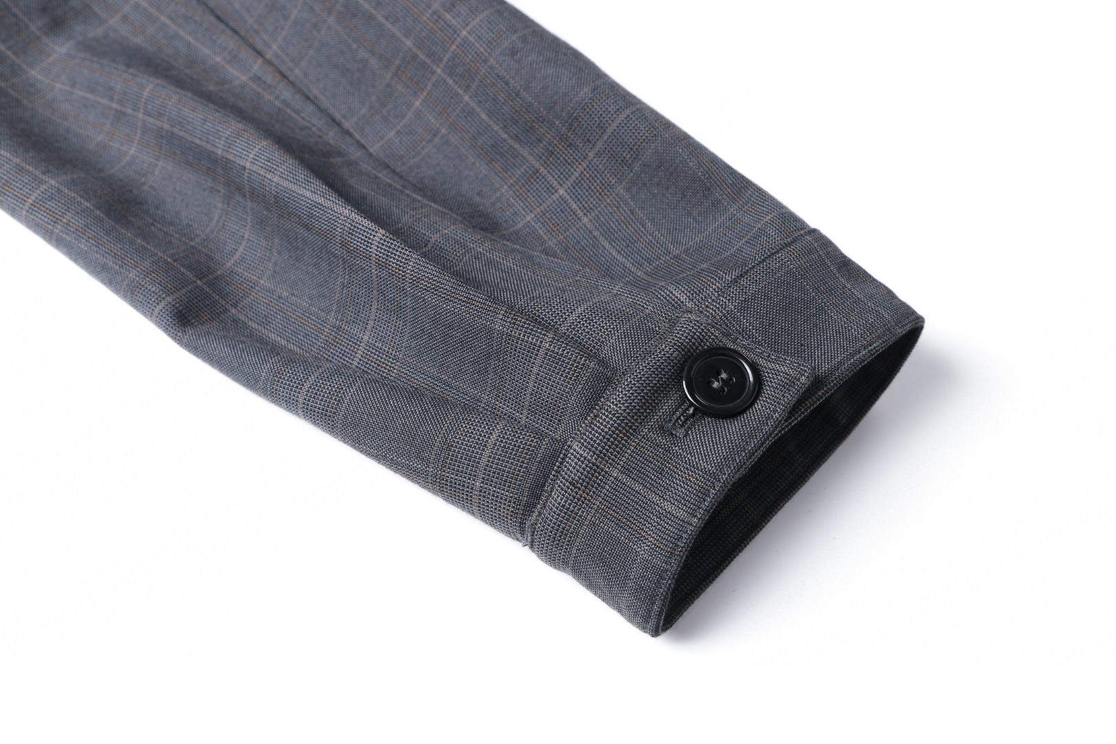 MIU MIU 缪缪 翻领格纹字母刺绣夹克 外套 长袖 灰色 B5 ML1325-174Z-F0480-S-OOO