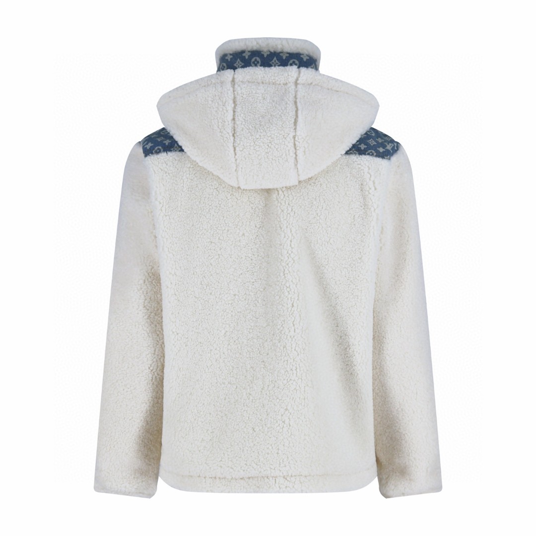 LOUIS VUITTON 路易威登 SKI系列 老花贴布羊羔毛外套 夹克 C0 1AIQQL