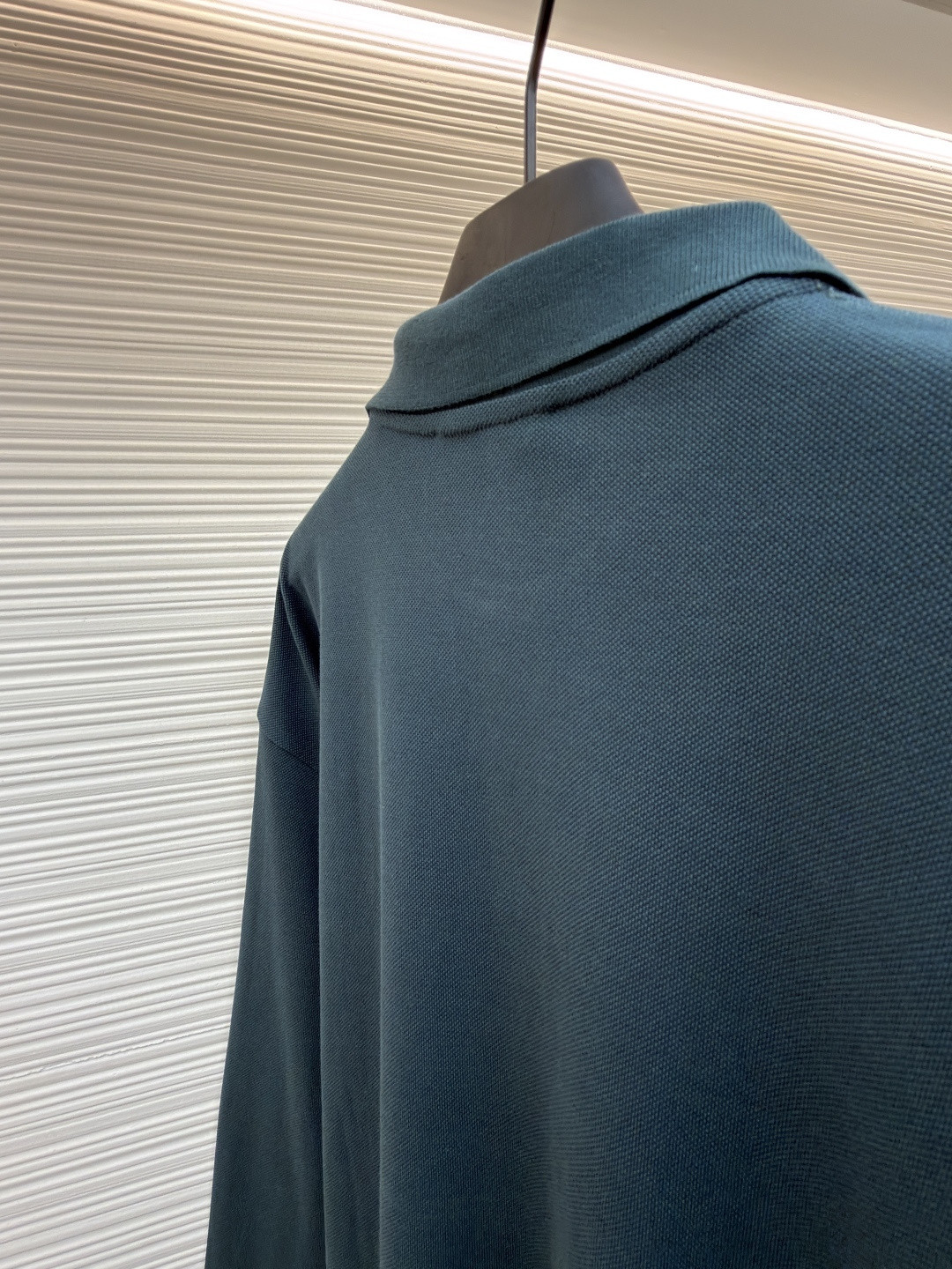 MIU MIU 缪缪 棉质Polo衫 长袖 绿色 A5 MJL019-14RW-F0089-S-OOO