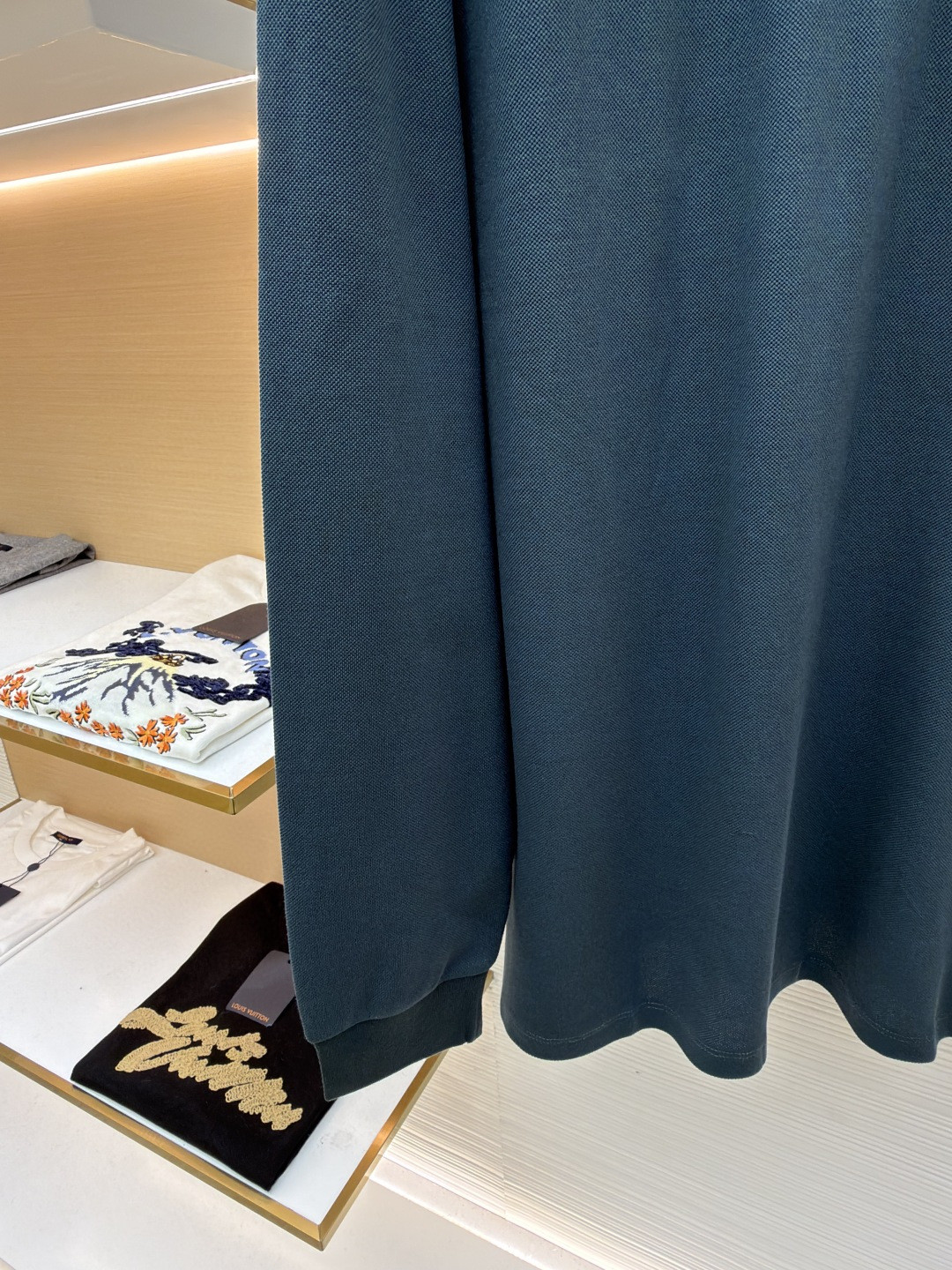 MIU MIU 缪缪 棉质Polo衫 长袖 绿色 A5 MJL019-14RW-F0089-S-OOO