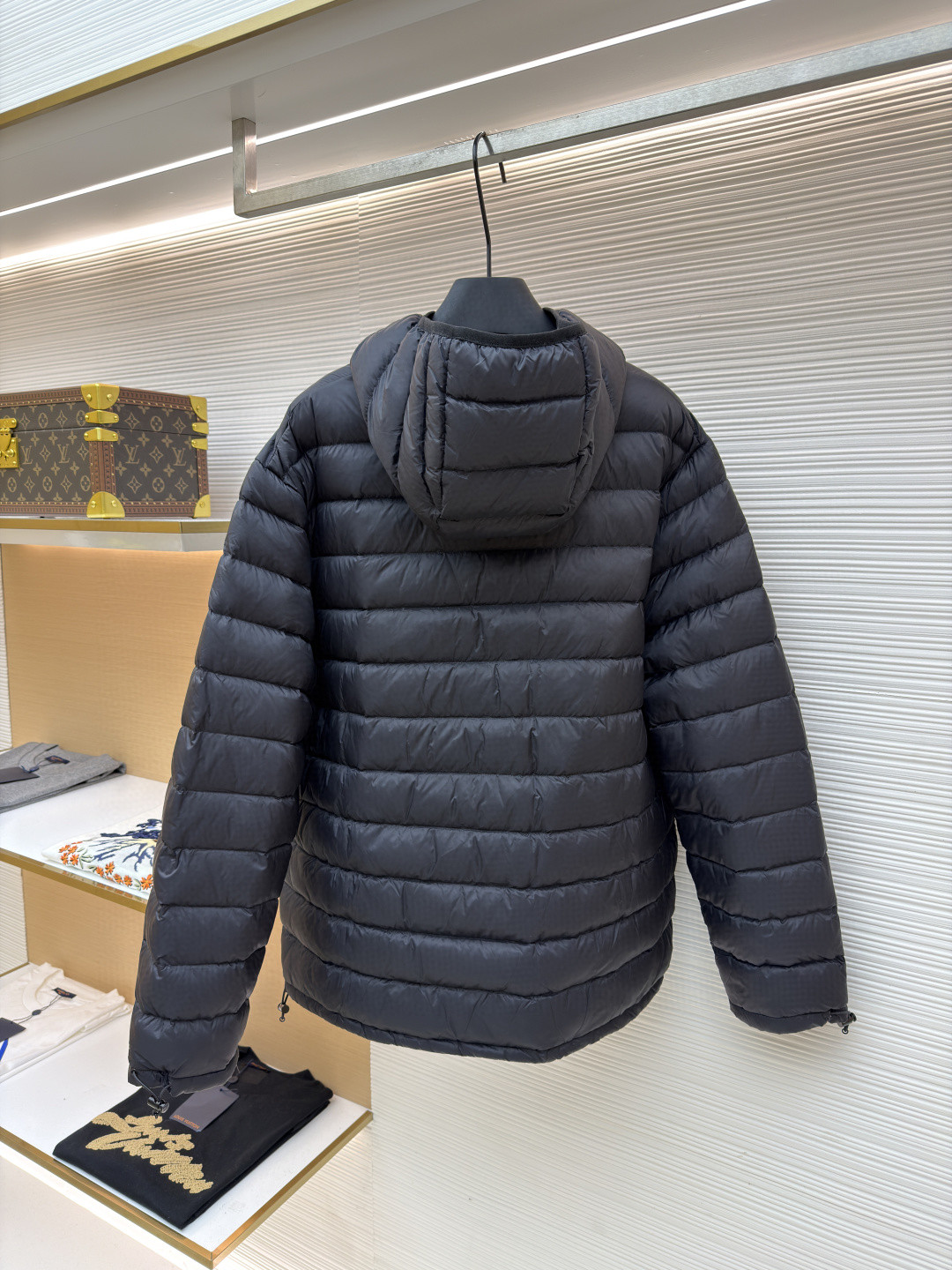 MIU MIU 缪缪 连帽外套羽绒服 夹克 长袖 保暖 棕色 黑色 C0 