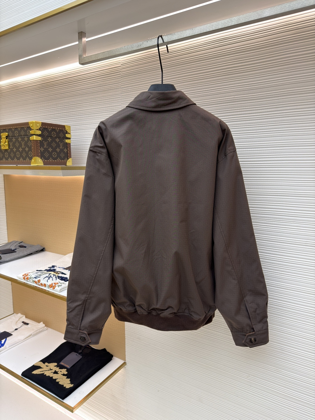 MIU MIU 缪缪 缝线徽标外套 夹克 棕色 B0 ML1265-12NS-F0324-S-OOO