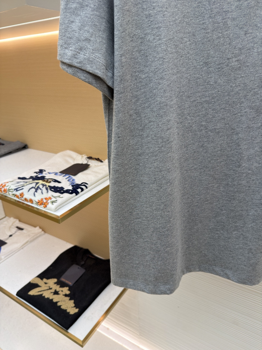 Loewe 罗意威 白猫花灰圆领短袖 T恤 圆领 夏季 灰色 A0 S359AJ2X02-1440