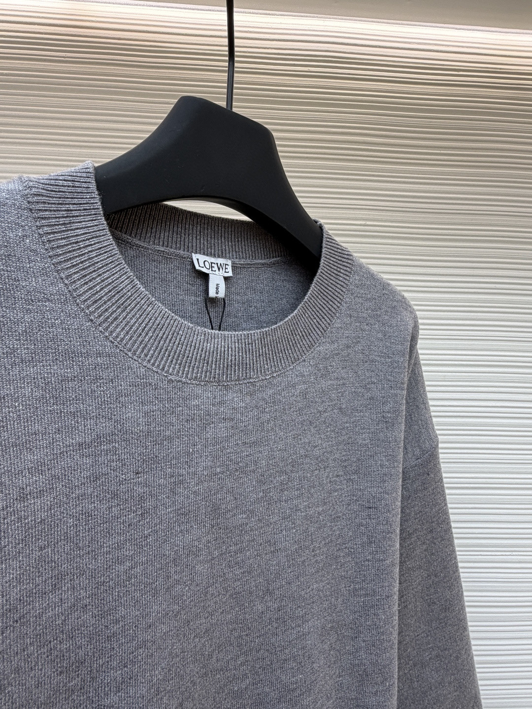 LOEWE 罗意威 垫衬3D刺绣圆领毛衣 针织衫 长袖 蓝色 灰色 A7 H526Y14KK7-5110