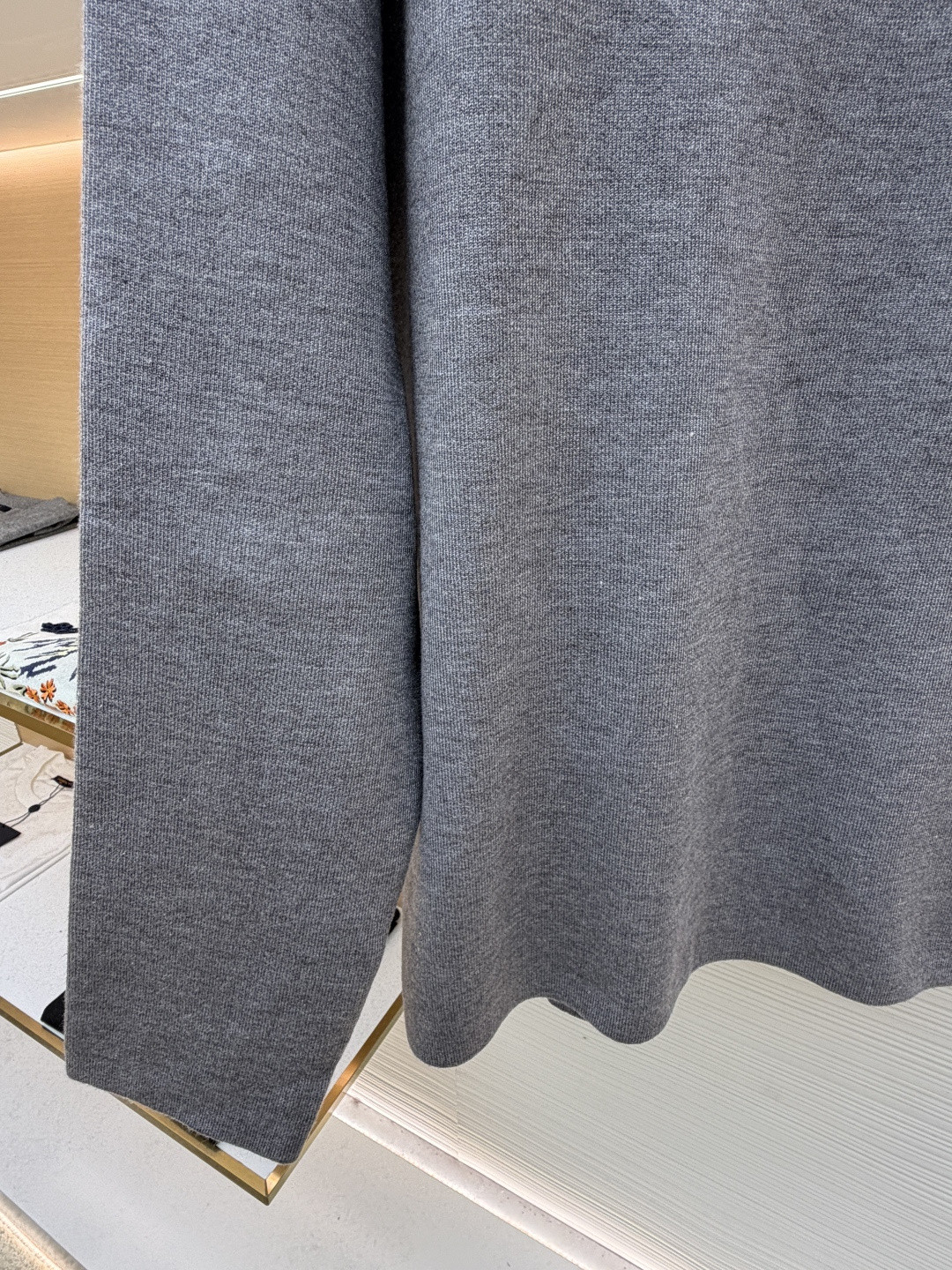 LOEWE 罗意威 垫衬3D刺绣圆领毛衣 针织衫 长袖 蓝色 灰色 A7 H526Y14KK7-5110