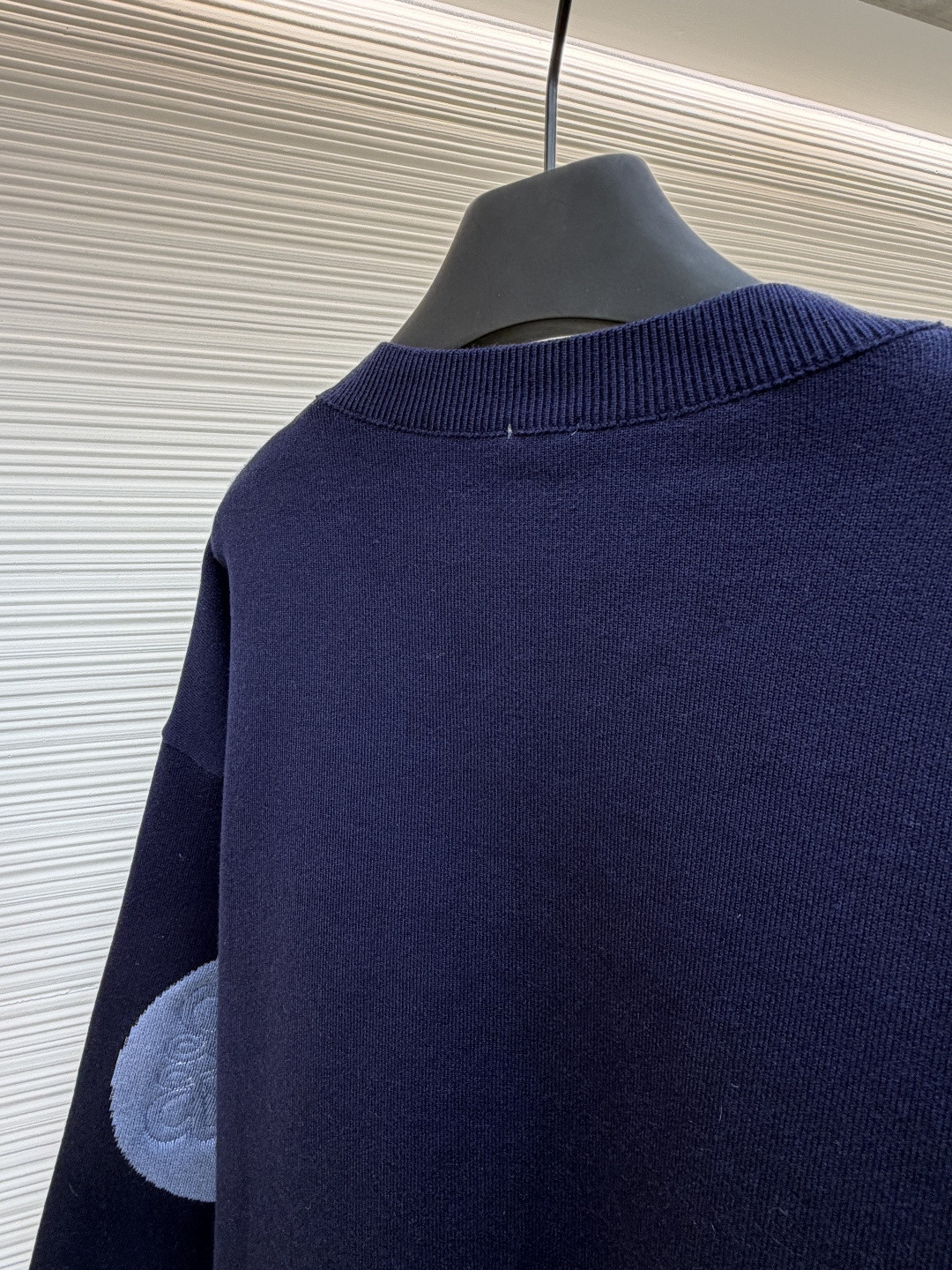 LOEWE 罗意威 垫衬3D刺绣圆领毛衣 针织衫 长袖 蓝色 灰色 A7 H526Y14KK7-5110