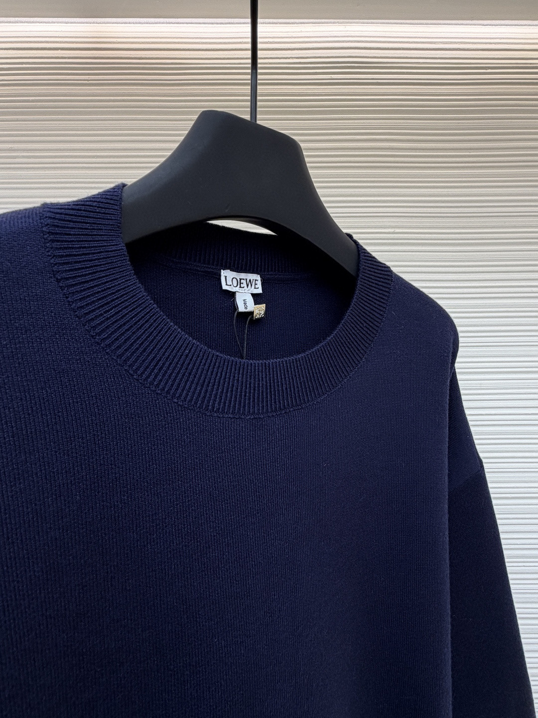 LOEWE 罗意威 垫衬3D刺绣圆领毛衣 针织衫 长袖 蓝色 灰色 A7 H526Y14KK7-5110