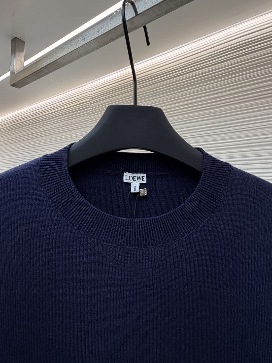 LOEWE 罗意威 垫衬3D刺绣圆领毛衣 针织衫 长袖 蓝色 灰色 A7 H526Y14KK7-5110