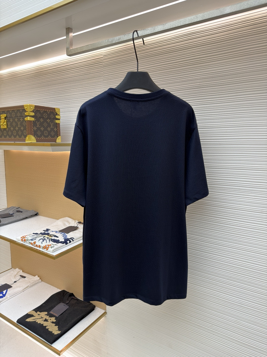 Loewe 罗意威 动物刺绣圆领短袖 T恤 圆领 夏季 蓝色 A0 H526Y22XD3-5110