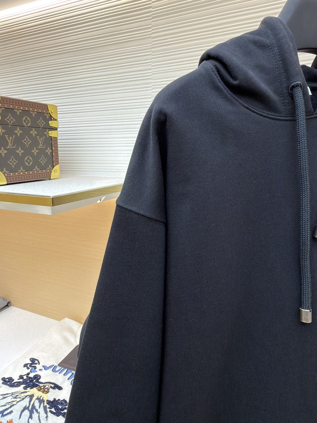 LOEWE 罗意威 怪趣小猫压印连帽卫衣 外套 长袖 黑色 A7 H526Y25J39-1100