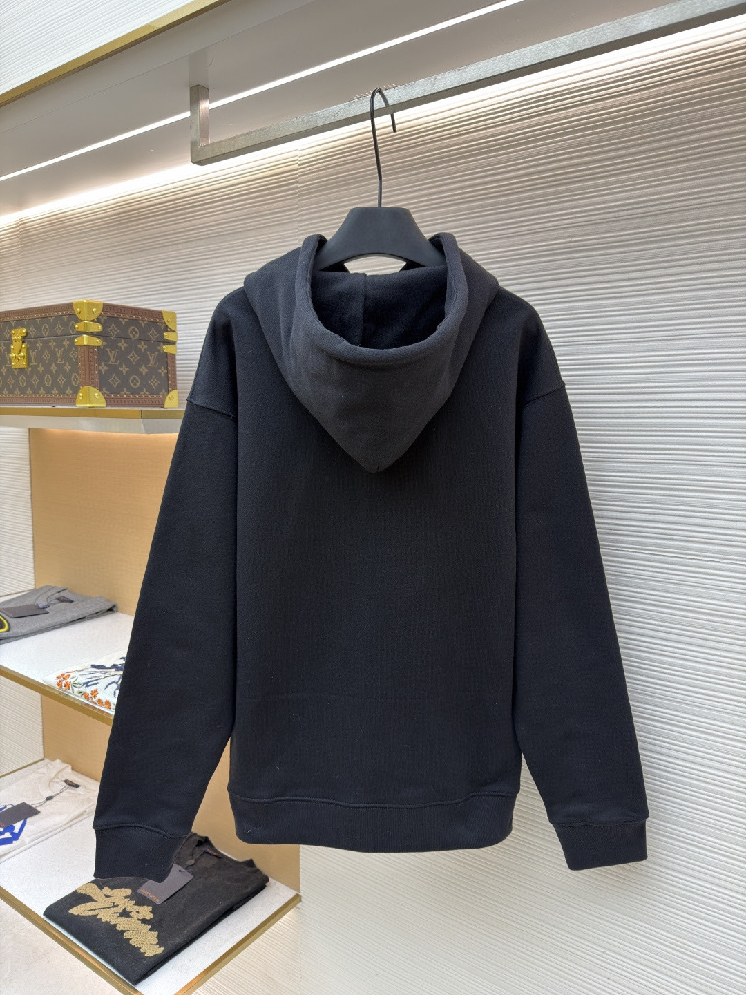 LOEWE 罗意威 怪趣小猫压印连帽卫衣 外套 长袖 黑色 A7 H526Y25J39-1100