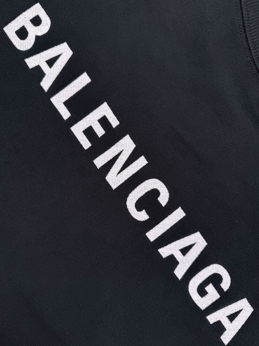 Balenciaga 巴黎世家 衬衫领卫衣 外套 长袖 黑色 A7 850363TTVJ21569