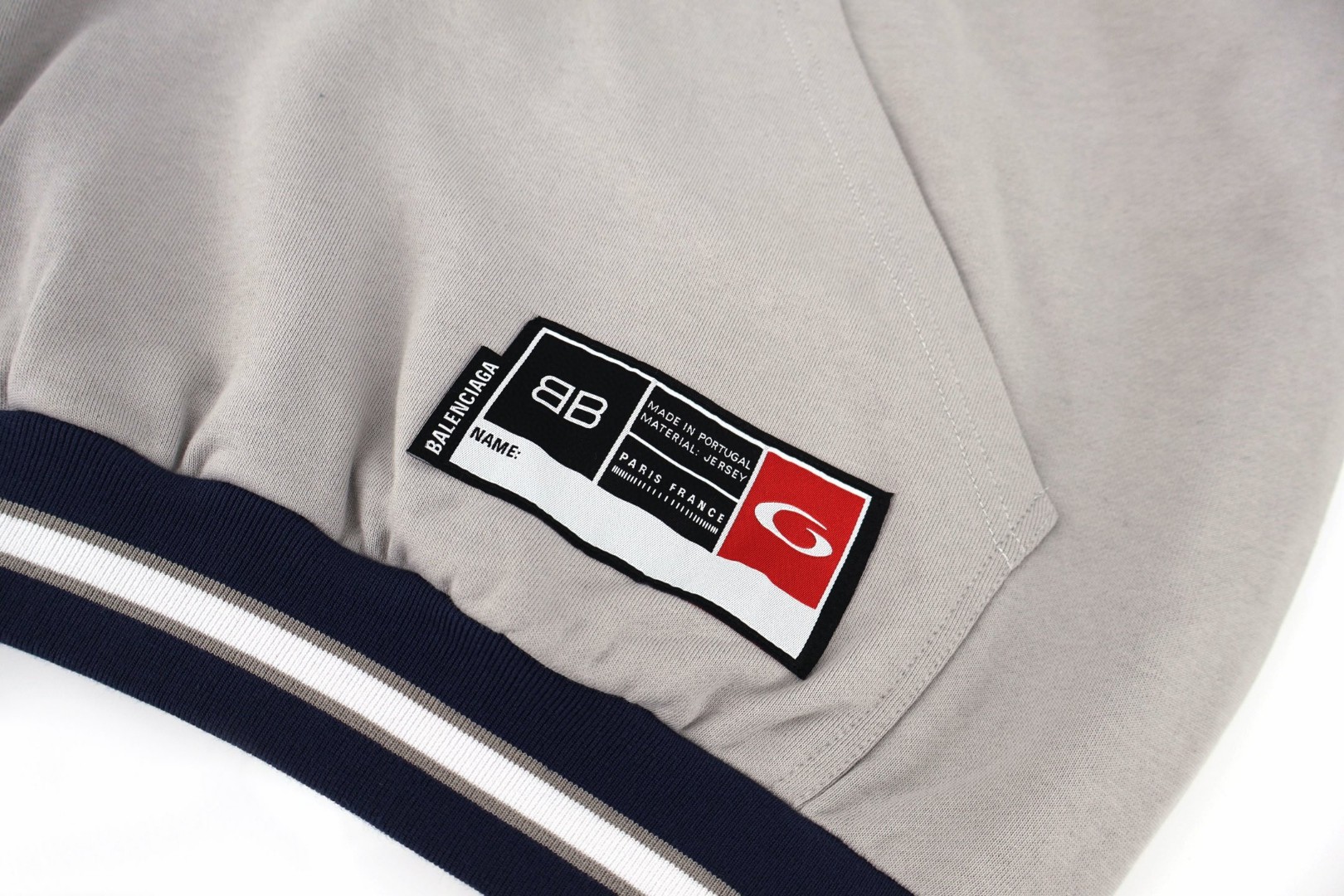 Balenciaga 巴黎世家 曼联合作系列3M刺绣连帽卫衣 夹克 外套 长袖 秋冬 灰色 黑色 蓝色 B0 827939TTVQ81461