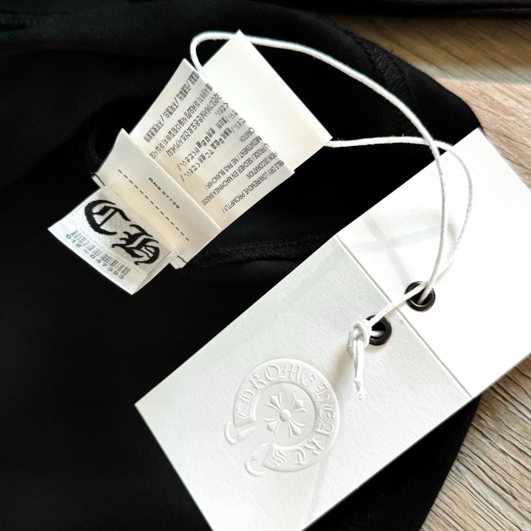 Chrome Hearts 克罗心 ST.barth 限定 蓝色十字花长袖卫衣 T恤 套头 黑蓝 A5 CH-2023210-1