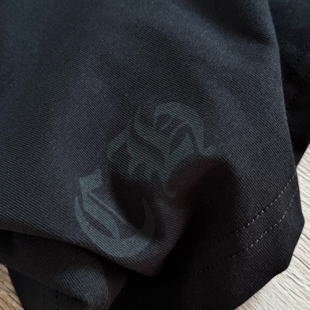 Chrome Hearts 克罗心 ST.barth 限定 蓝色十字花长袖卫衣 T恤 套头 黑蓝 A5 CH-2023210-1