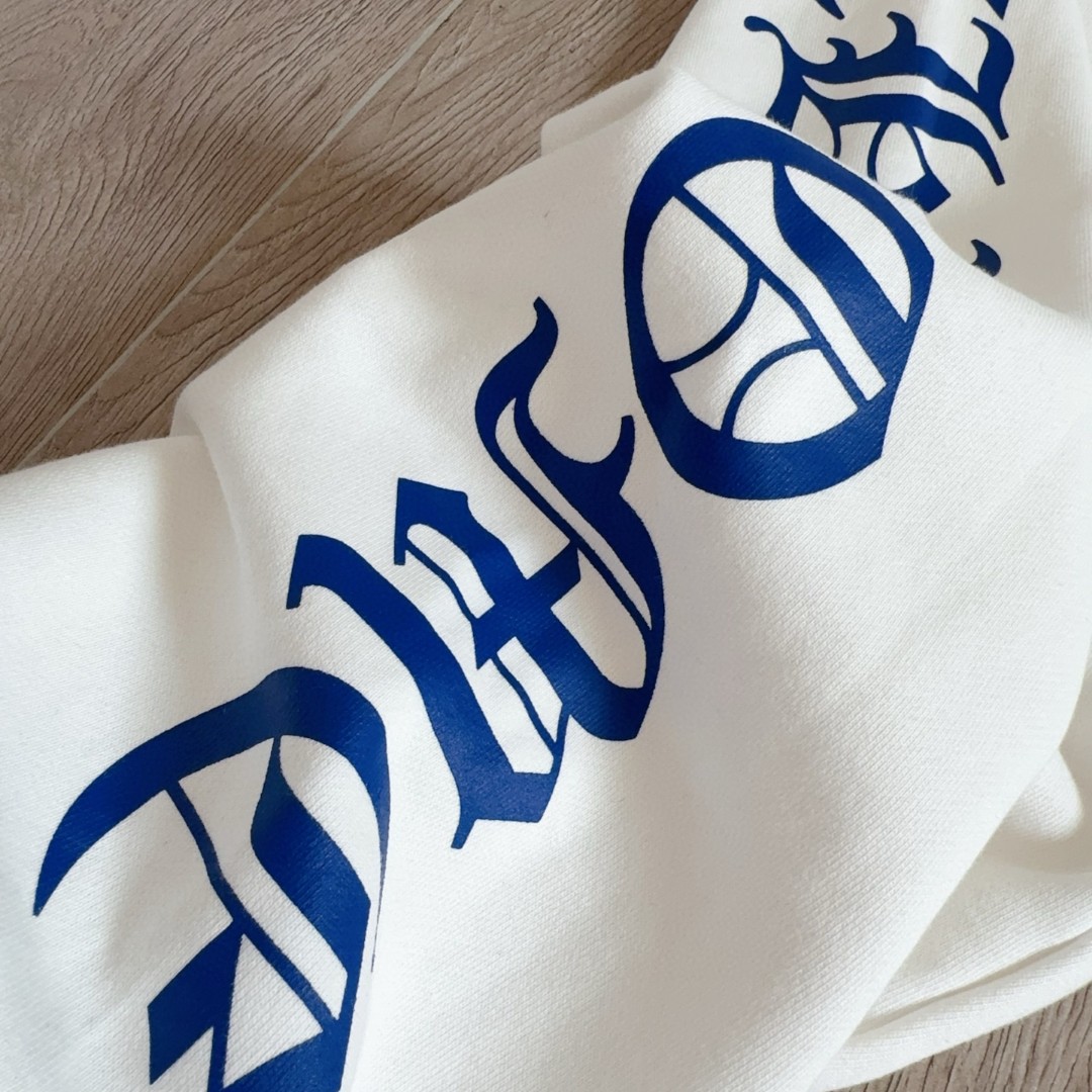 Chrome Hearts 克罗心 侧边梵文字母松紧腰运动裤 卫裤 休闲裤 长裤 裤子 白色 黑色