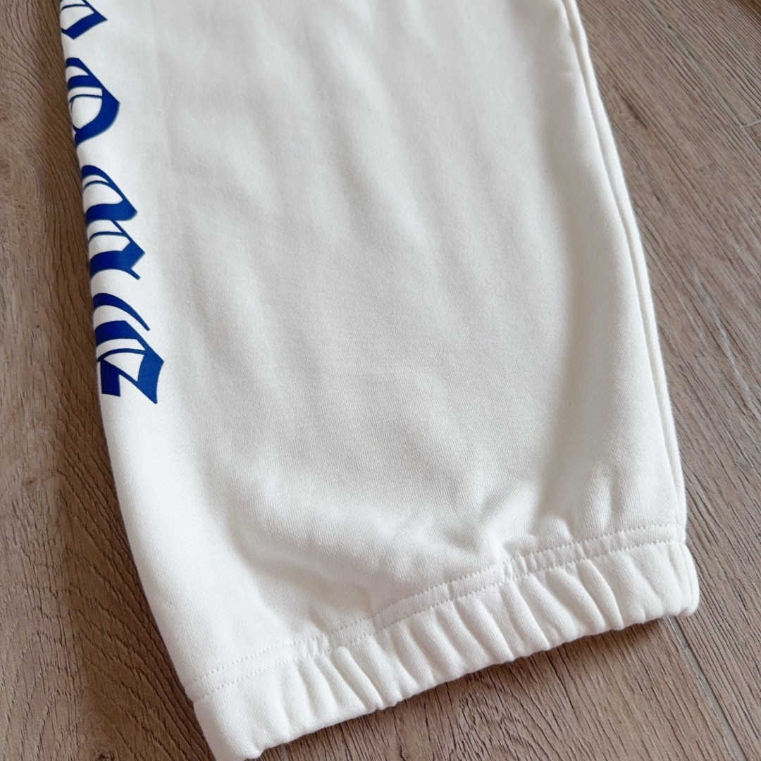 Chrome Hearts 克罗心 侧边梵文字母松紧腰运动裤 卫裤 休闲裤 长裤 裤子 白色 黑色