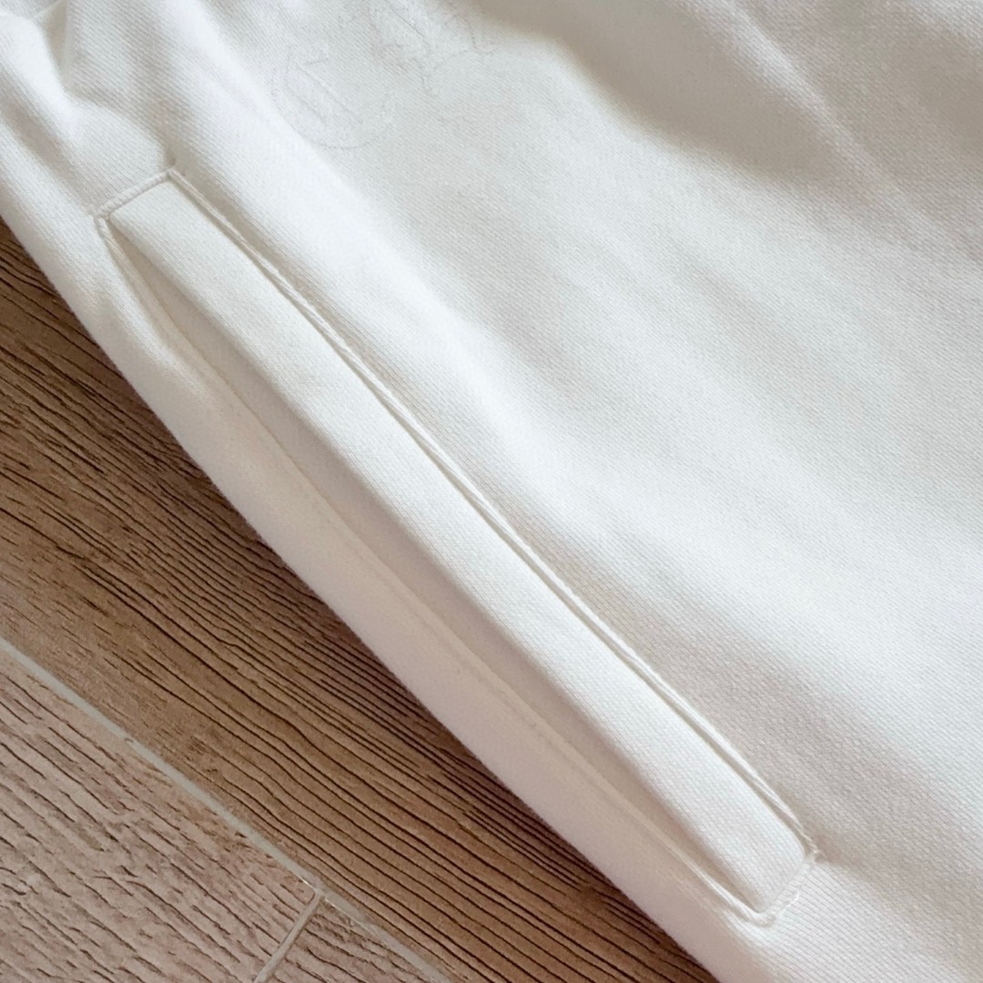 Chrome Hearts 克罗心 侧边梵文字母松紧腰运动裤 卫裤 休闲裤 长裤 裤子 白色 黑色