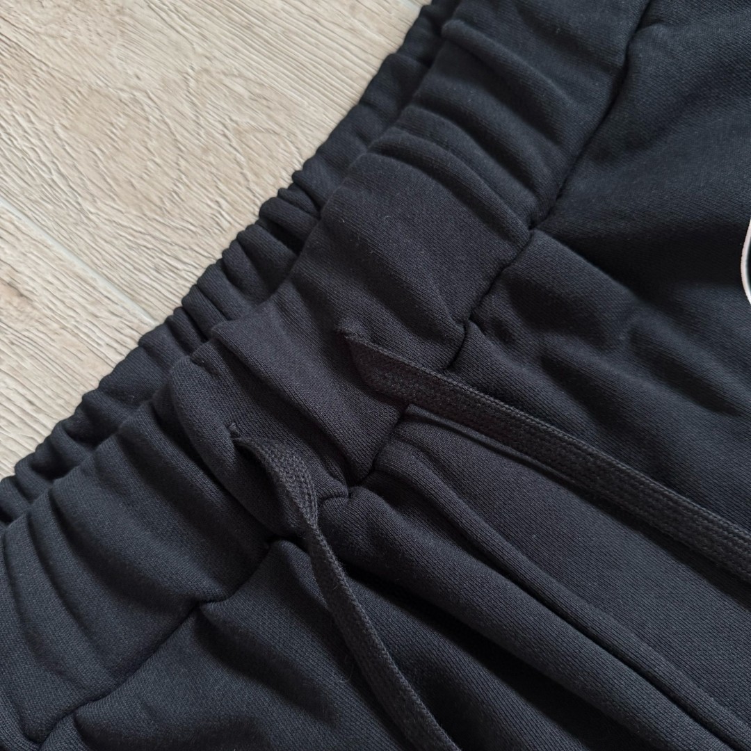 Chrome Hearts 克罗心 侧边梵文字母松紧腰运动裤 卫裤 休闲裤 长裤 裤子 白色 黑色